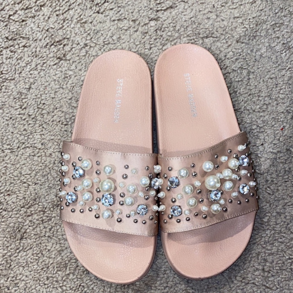 Steve Madden light pink Slides